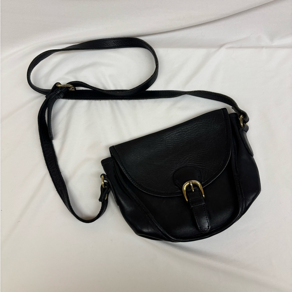 Hunt club vintage purse leather crossbody black small